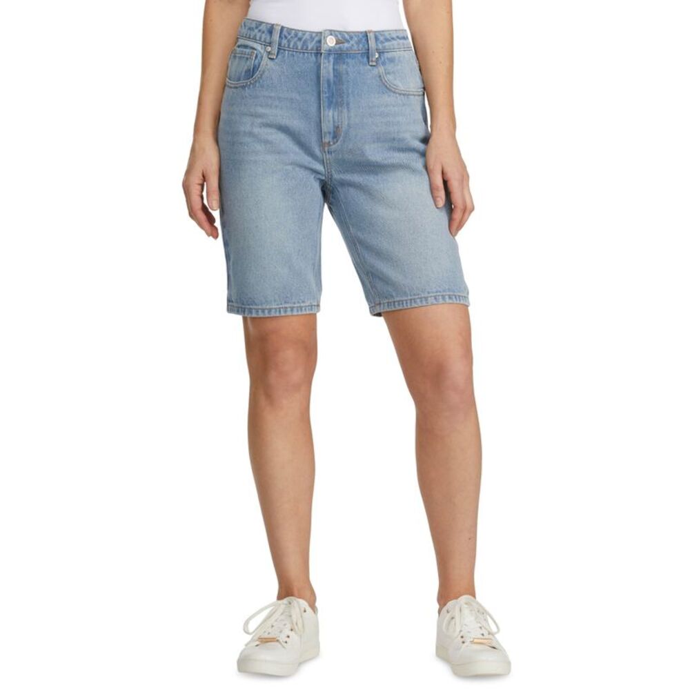 Women's High-Waist Denim Shorts